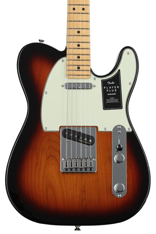 Fender Player Plus Telecaster - 3-tone Sunburst With Maple Fingerboard 