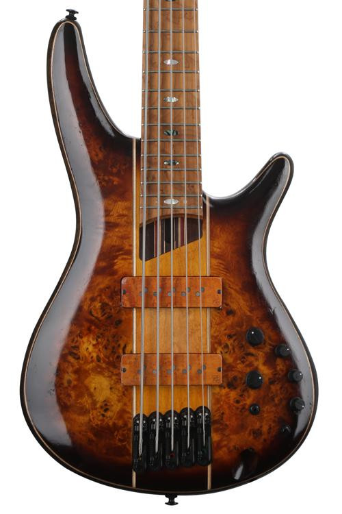 Ibanez Premium SR5PBLTD Bass Guitar - Dragon Eye Burst Low Gloss ...