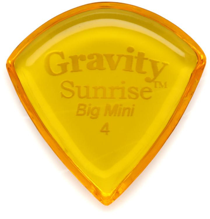 Gravity Picks Sunrise Big Mini, 4mm, Polished Sweetwater