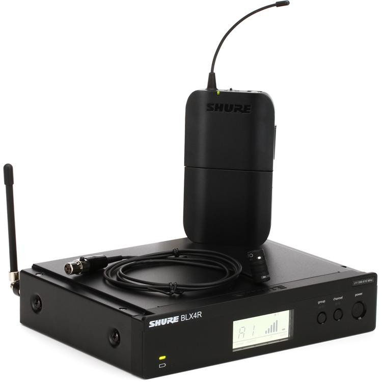 Shure BLX14R/W85 Wireless Lavalier Microphone System J11 Band