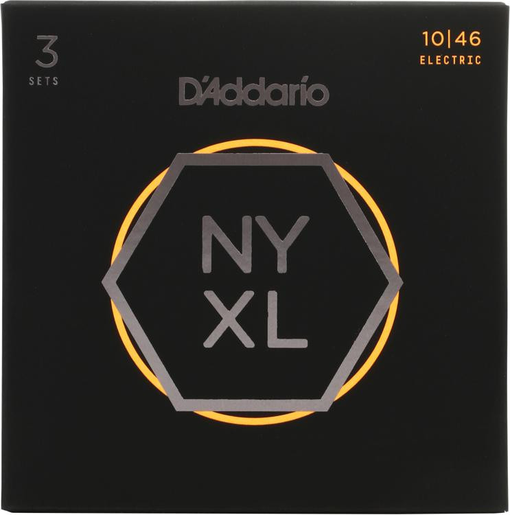 D'Addario NYXL1046 NYXL Nickel Wound Electric Guitar Strings .010
