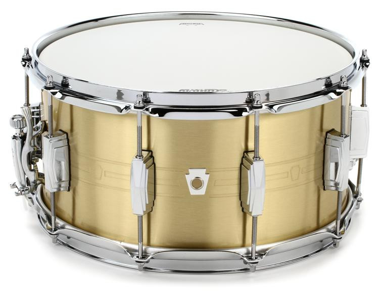 Ludwig Heirloom Series Brass Snare Drum 7 x 14 inch Sweetwater