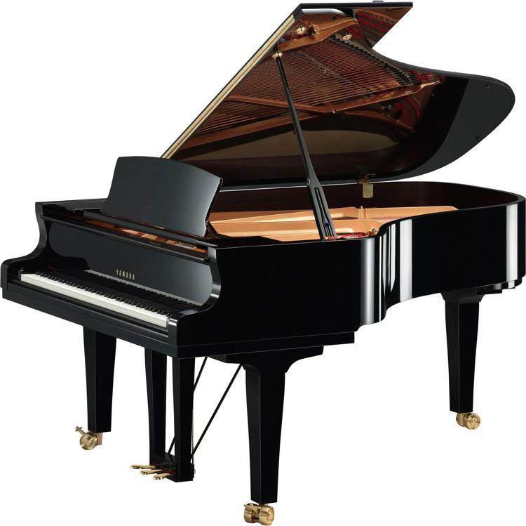 Yamaha S6XPE Acoustic Grand Piano Polished Ebony Sweetwater