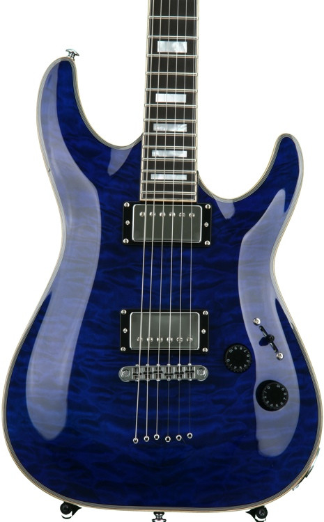 Schecter C-1 Custom - Trans Midnight Blue | Sweetwater