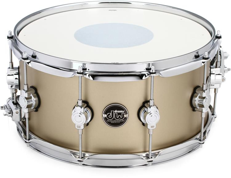 Dw Performance Series Snare Drum 65 Inch X 14 Inch Gold Mist Sweetwater 