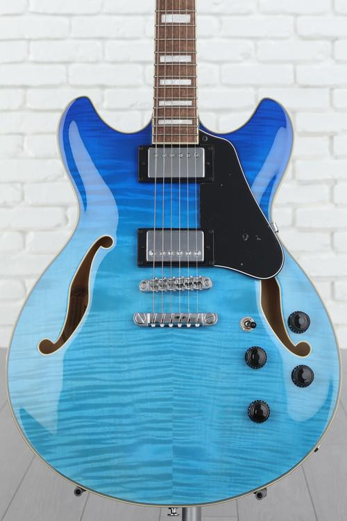 Ibanez AS73FM Azure Blue Gradation セミアコ-