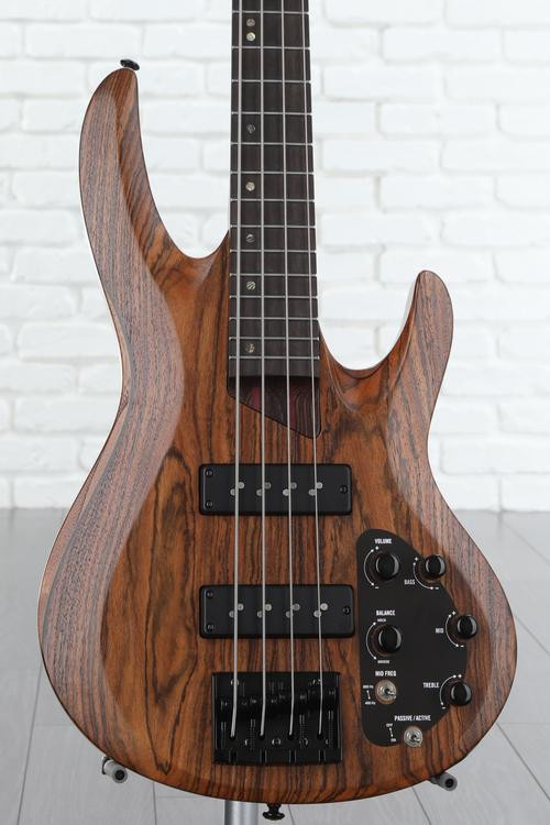 ESP LTD B-1004 Bass Guitar - Natural Satin Reviews | Sweetwater