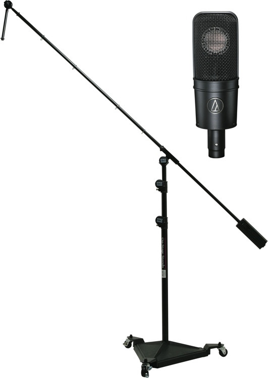 Audio-Technica AT4040 Mic and Studio Mic Stand Bundle - Mic with Studio ...