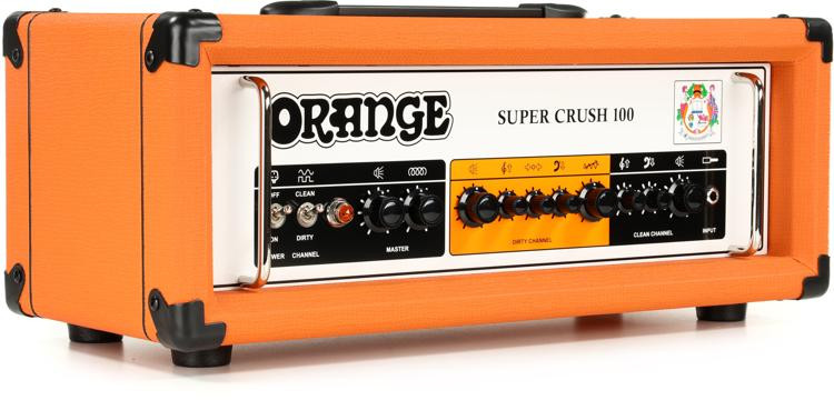 クリアランス特売中 ORANGE SUPER 100wコンボアンプ 100C CRUSH エレキギター