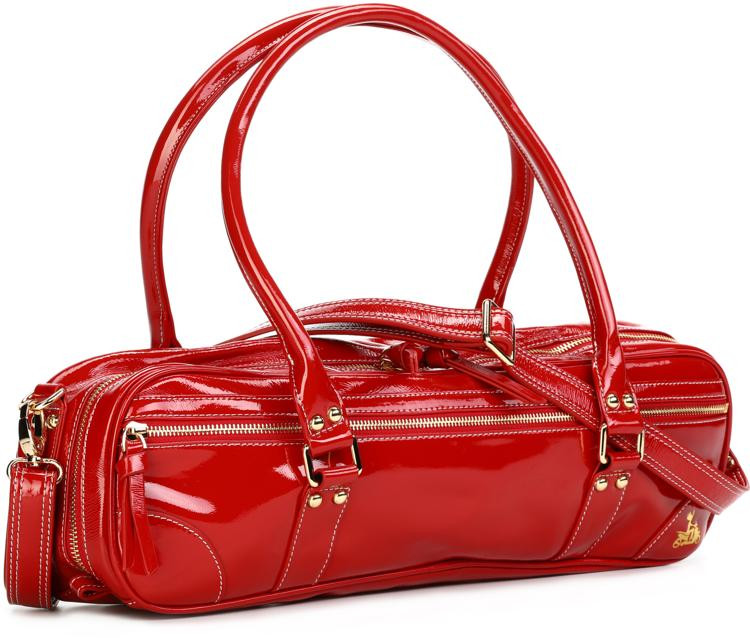 Fluterscooter RPL Flute Case Bag Red Patent Leather Sweetwater