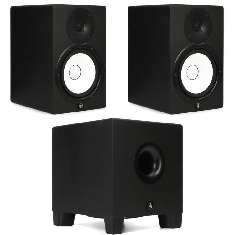 Yamaha Hs8 8 Inch Monitor Pair With Hs8s Subwoofer - Black 