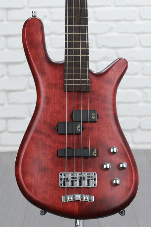 Warwick Pro Series Streamer LX Electric Bass Guitar Burgundy Red