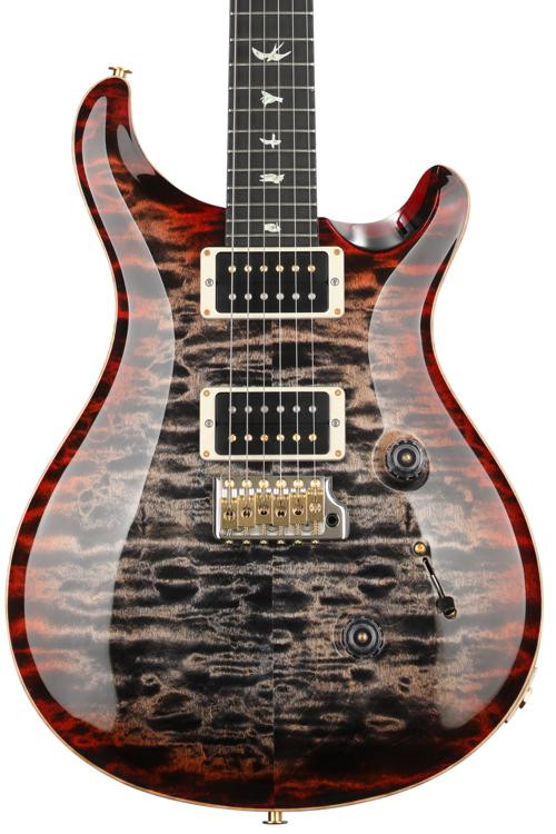 PRS Custom 24 Quilt 10Top Electric Guitar with Pattern Thin Neck