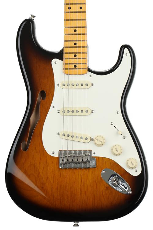 Fender Eric Johnson Thinline Stratocaster 2color Sunburst Sweetwater