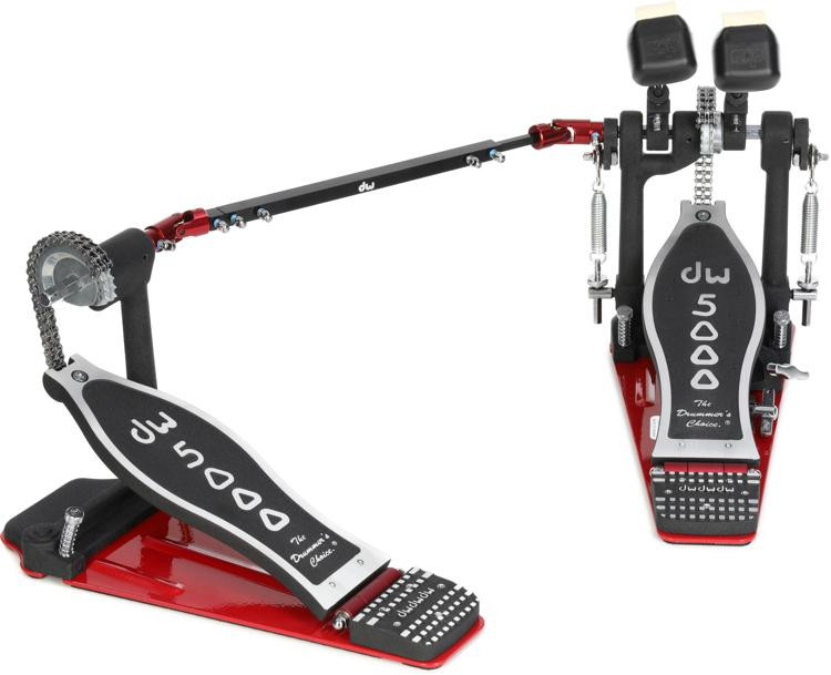 DW DWCP5002TD4 5000 Series Turbo Double Bass Drum Pedal Sweetwater