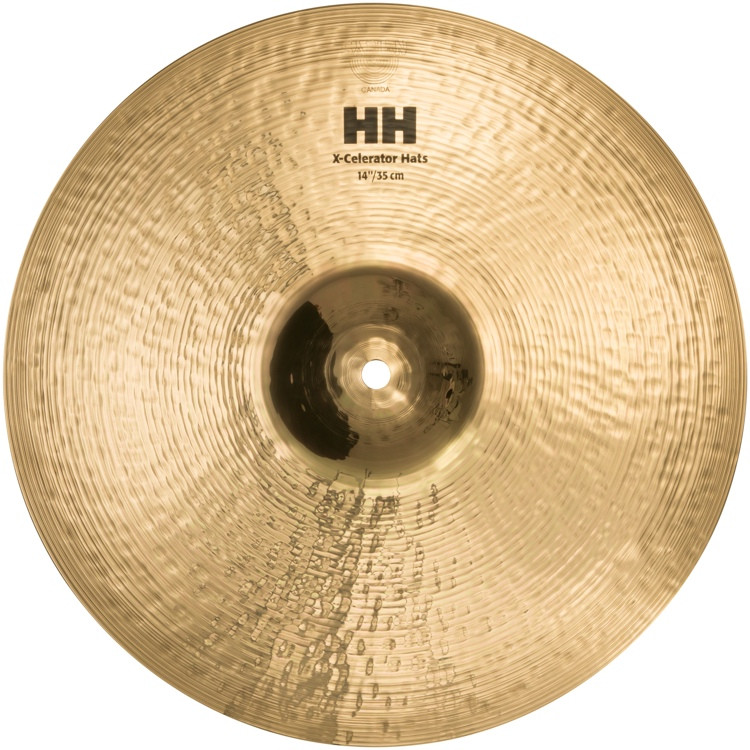 Sabian HH XCelerator Hihat Cymbals 14" Brilliant Finish Sweetwater