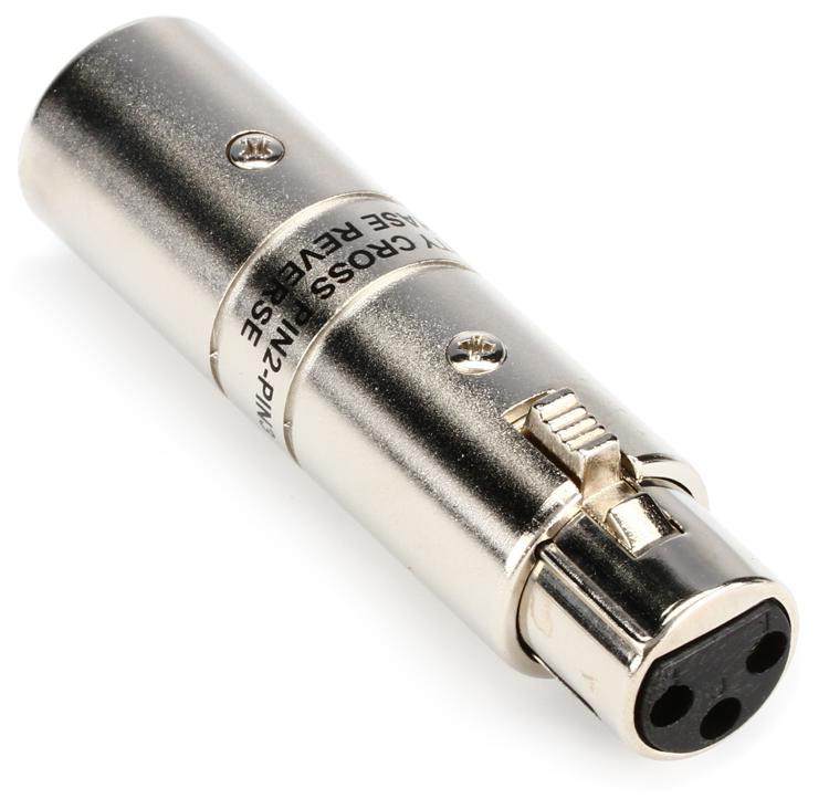 Hosa GXX-195 Polarity Cross Pinout Phase Reverser XLR Adapter | Sweetwater