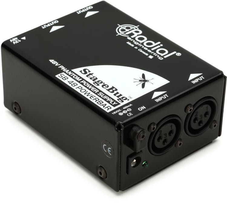 Radial StageBug SB48 Phantom Power Supply Sweetwater