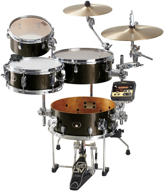 Tama Silverstar CocktailJAM 4Piece Hybrid Kit Midnight Gold with