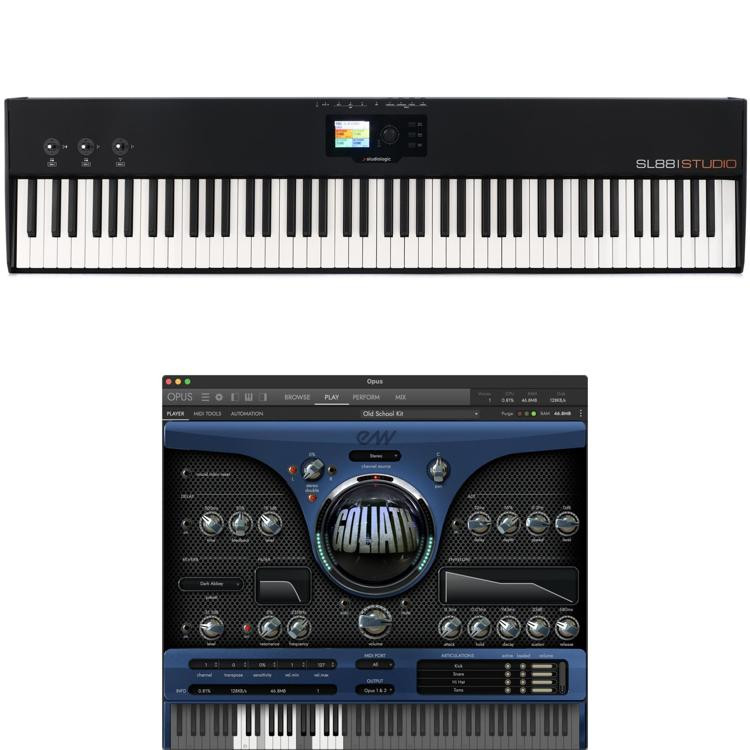Studiologic SL88 Studio 88key Keyboard Controller and EastWest Quantum