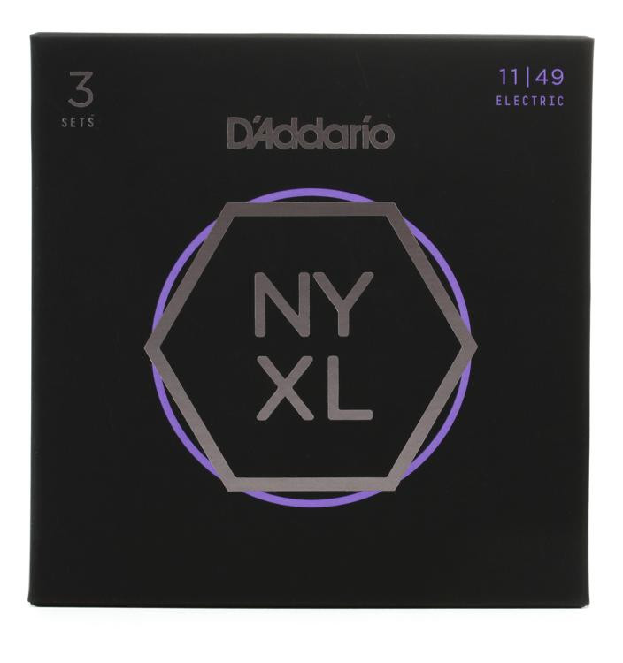 D \ ' Addario NYXL1149 NYXL镍- .011伤口电吉他字符串。049年媒介(结账)图片1