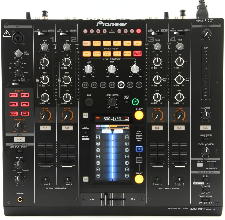 Pioneer DJ DJM2000nexus 4channel Linkable DJ Mixer Sweetwater