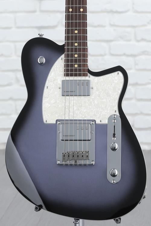 Reverend Crosscut Solidbody Electric Guitar Periwinkle Burst Sweetwater