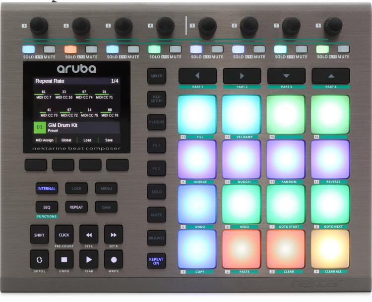 Nektar Aruba Beat Composer and DAW Controller Sweetwater