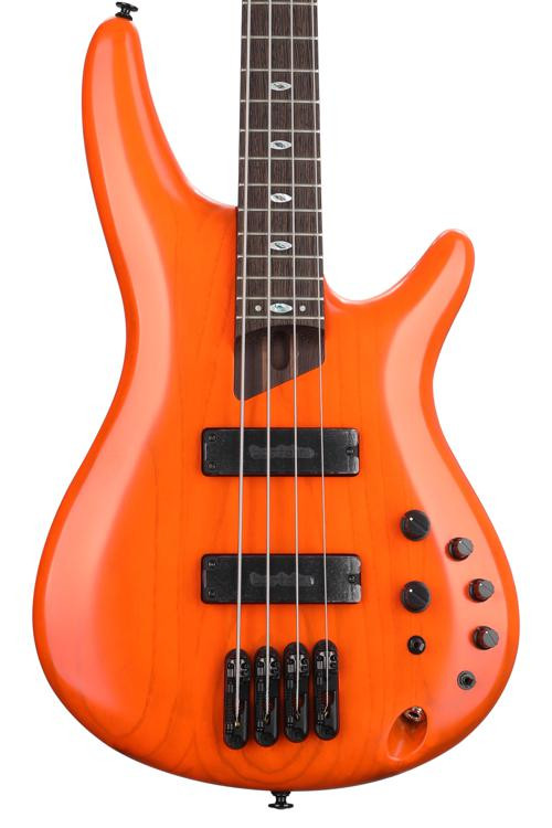 Ibanez Prestige SR4600 Bass Guitar Orange Solar Flare Low Gloss