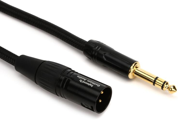 Warm Audio PremXLRmTRSm3' Premier Gold XLR Male to TRS Male Cable
