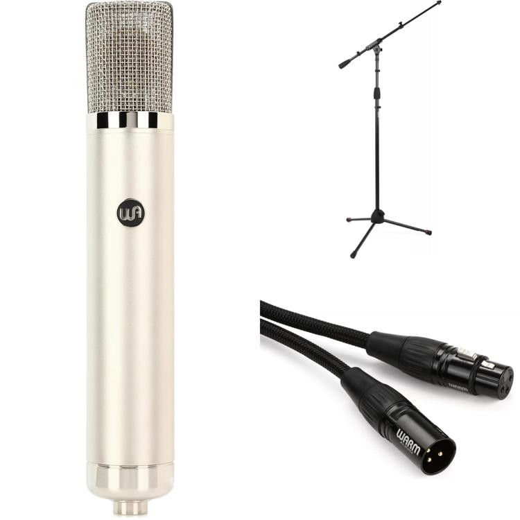 Warm Audio WACX12 Tube Condenser Microphone Stand and Cable Bundle Sweetwater