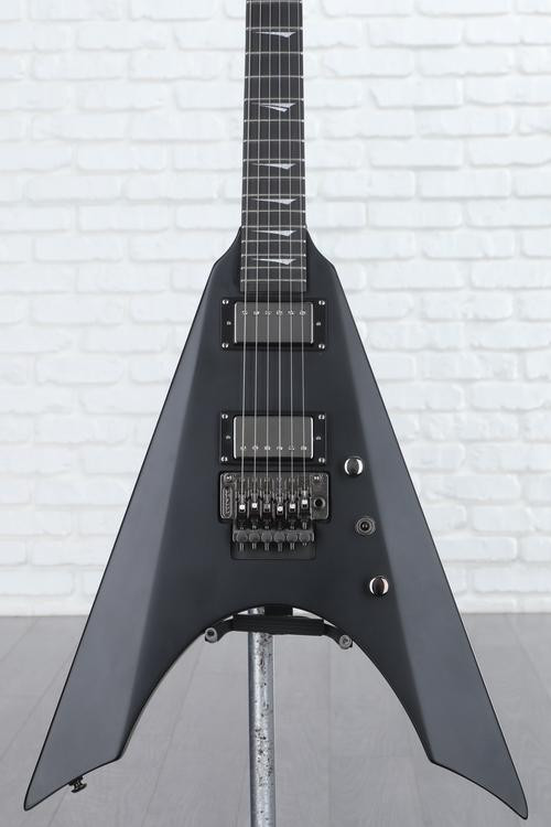 Kramer Nite-V Floyd Rose Electric Guitar - Satin Black