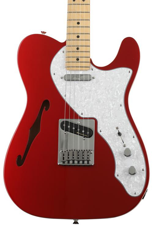 Fender Deluxe Telecaster Thinline Candy Apple Red with Maple