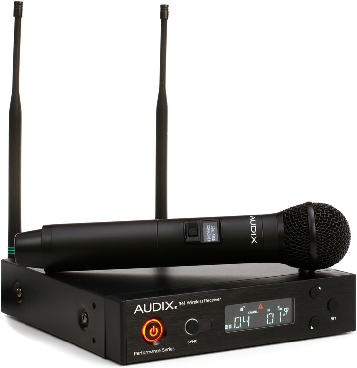 Audix AP41 OM5 Handheld Wireless Microphone System A Band Sweetwater