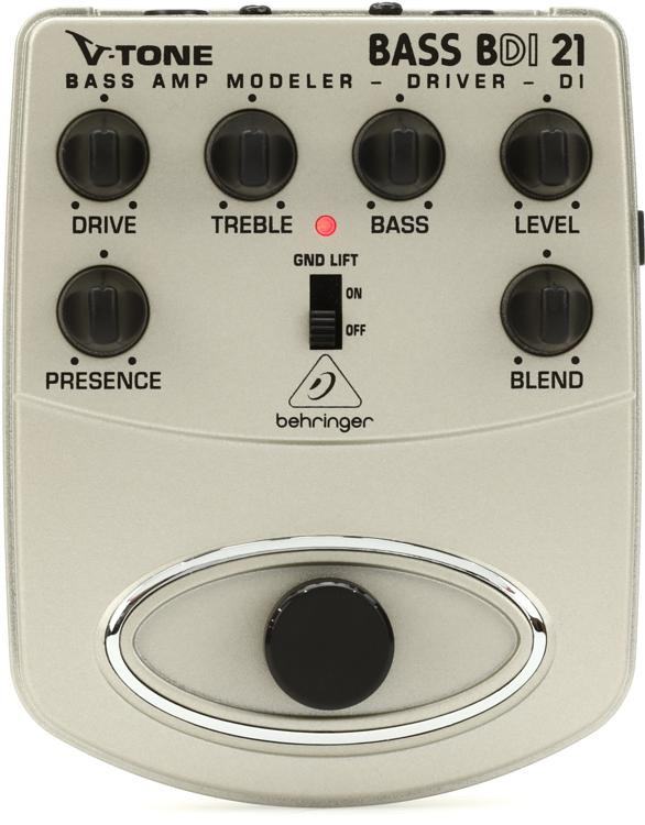 Behringer BDI21 VTone Bass Driver DI Pedal Sweetwater