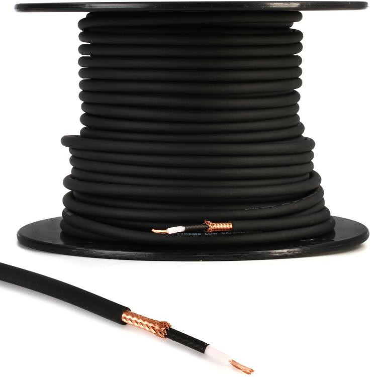 Lava Cable Mini ELC Instrument Wire - Black (priced per foot) | Sweetwater