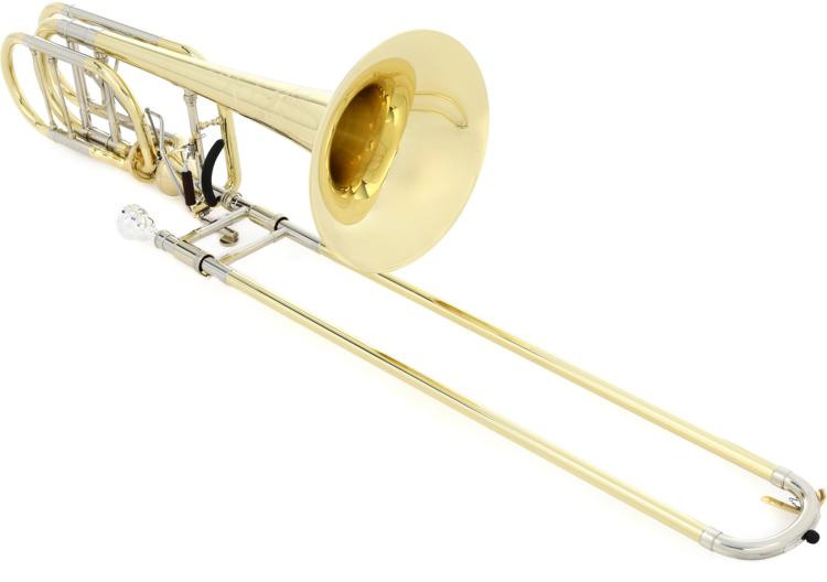 S.E. Shires TBQ36YA Q Series Bass Trombone Clear Lacquer Sweetwater