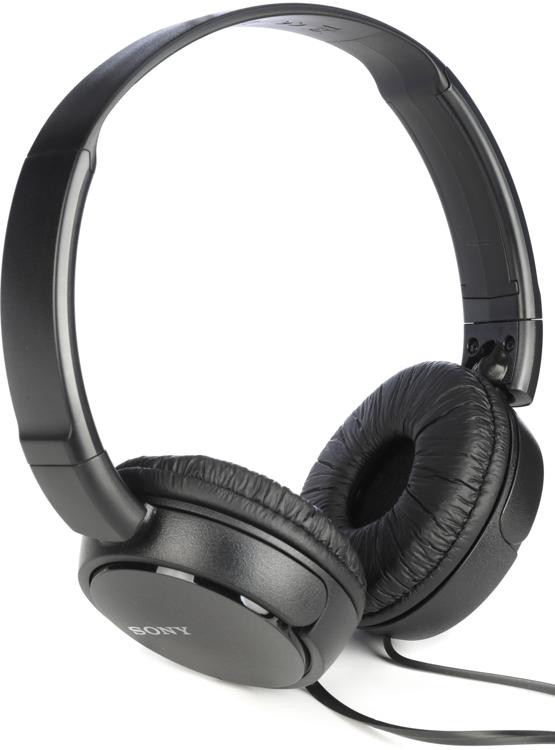 Sony MDRZX110 ZX Series Wired OnEar Headphones Black Sweetwater