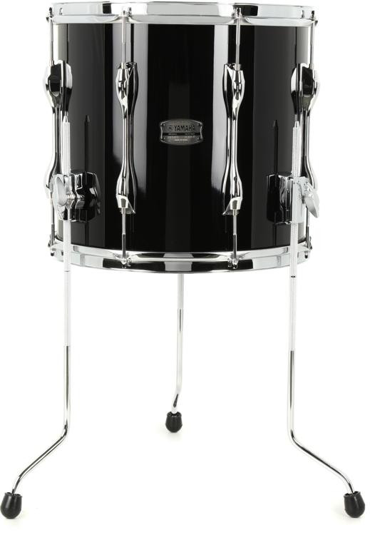Yamaha Recording Custom Floor Tom 13 x 14 inch Solid Black Sweetwater
