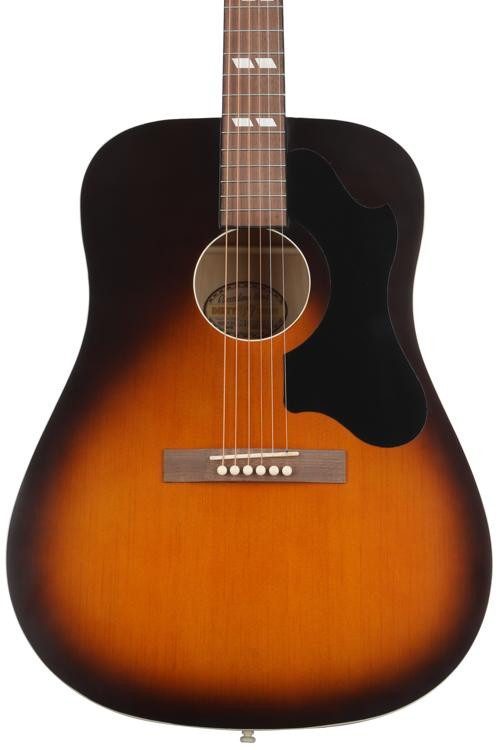 Recording King Dirty 30s Series 7 Dreadnought Acoustic Guitar - Tobacco 