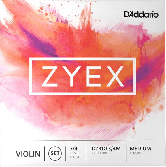 D'Addario DZ314 Zyex Violin G String 3/4 Size (10pack) Sweetwater