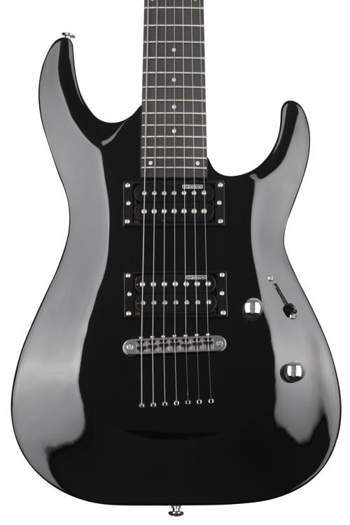 ESP LTD MH-17 7-string Solidbody Electric - Black | Sweetwater