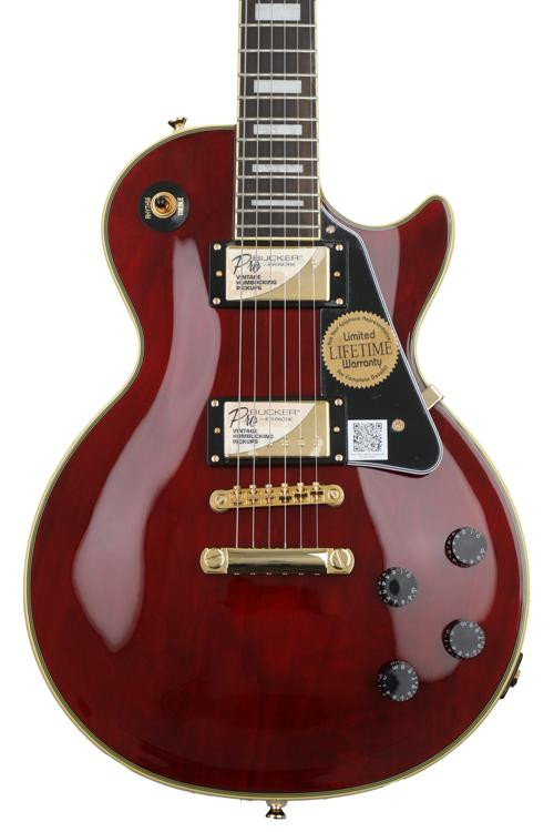 Epiphone Les Paul Custom Pro - Wine Red - Sweetwater Exclusive