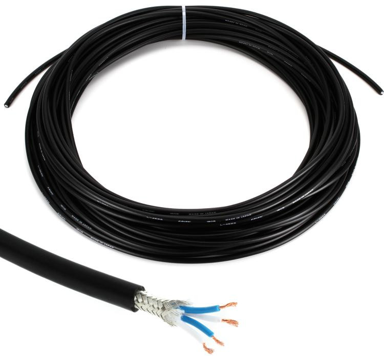 Canare L4E6S Star Quad Bulk Microphone Cable Black 100 Foot Sweetwater