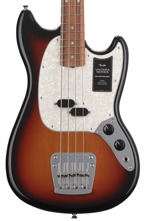 Fender Vintera 60s Mustang Bass 3 Color Sunburst Sweetwater 2286