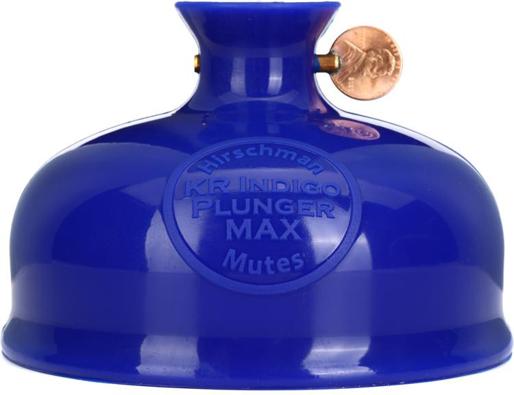 Hirschman Mutes KR Indigo Max Plunger Mute for Trumpet Sweetwater
