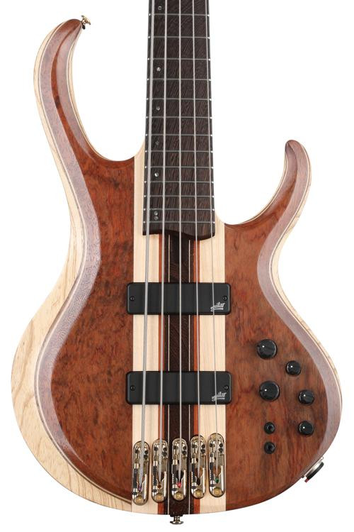 Ibanez Premium BTB1835 Bass Guitar - Natural Shadow Low Gloss | Sweetwater
