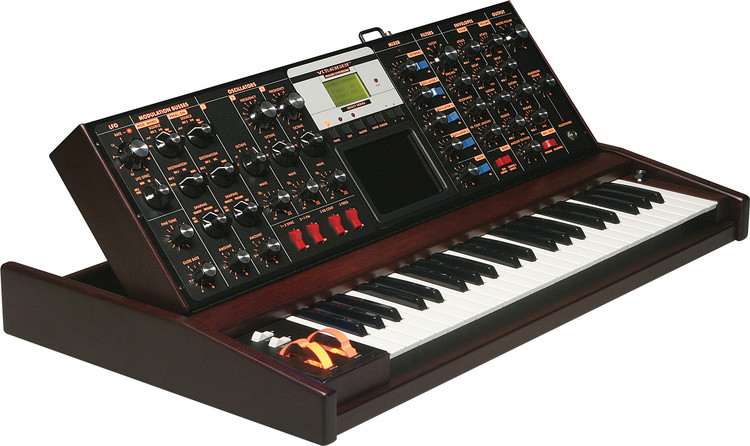Moog Minimoog Voyager Select Series - Solar/Mahogany | Sweetwater