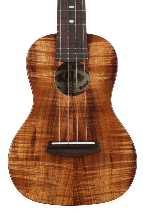 Kala 2KOACG Elite Series Solid Koa Concert Ukulele Sweetwater