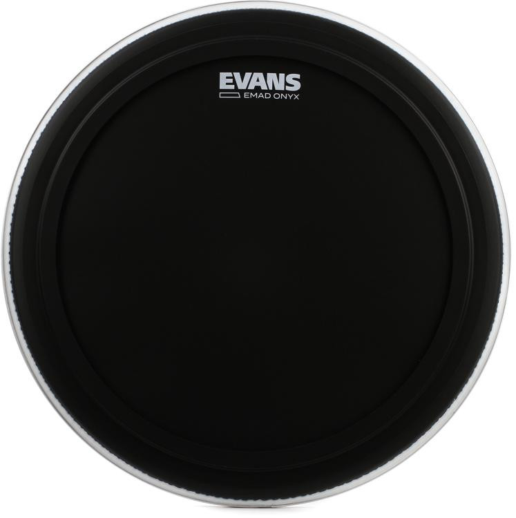 Evans Heads BD18EMADONX 18-Inch EMAD Onyx Bass Drum Heads 